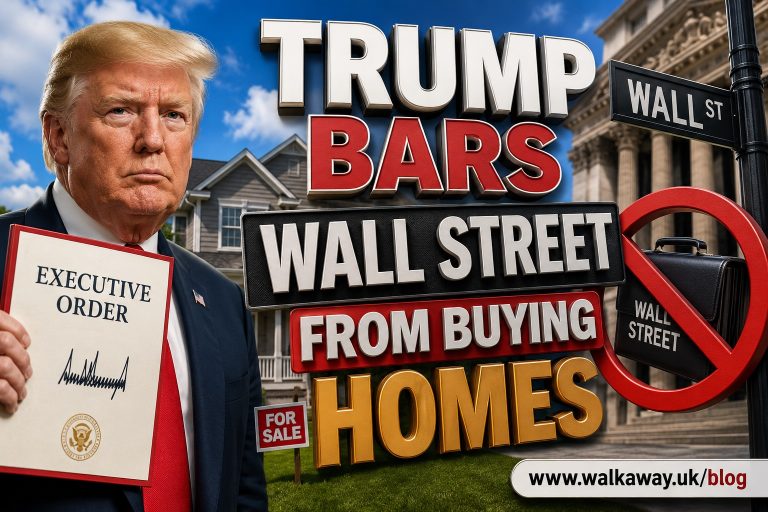 Trump Bars Wall Street from Buying Homes